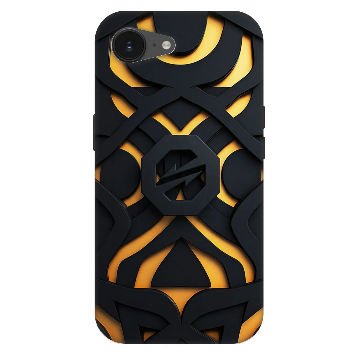 Picasee Fashion Case MagSafe für Apple iPhone 16e - OKTAGON - Impact Abstract