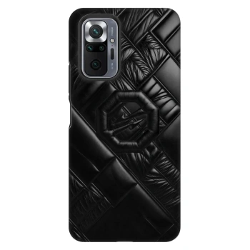 Hülle für Xiaomi Redmi Note 10 Pro - OKTAGON - Puffer Blackout