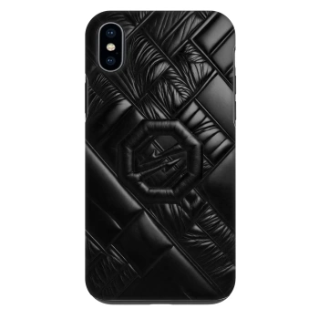 Hülle für Apple iPhone XS Max - OKTAGON - Puffer Blackout