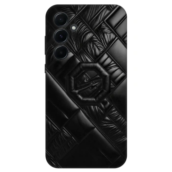 Hülle für Samsung Galaxy A55 5G A556B - OKTAGON - Puffer Blackout