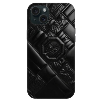 Hülle für Apple iPhone 15 Plus - OKTAGON - Puffer Blackout