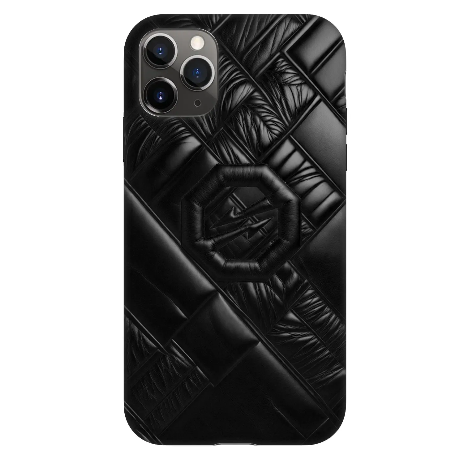 Picasee Fashion Case für Apple iPhone 11 Pro - OKTAGON - Puffer Blackout