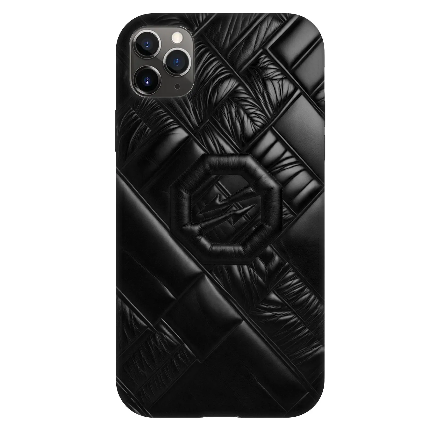 Picasee Fashion Case für Apple iPhone 11 Pro Max - OKTAGON - Puffer Blackout
