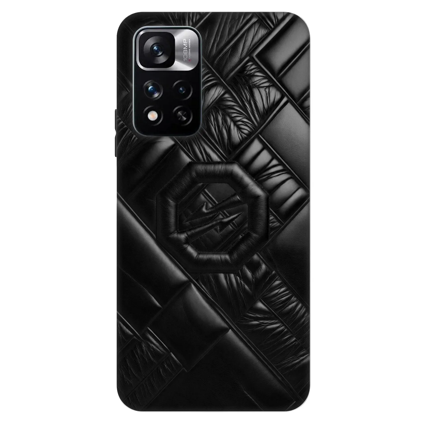Picasee Fashion Case für Xiaomi Redmi Note 11 Pro 5G - OKTAGON - Puffer Blackout