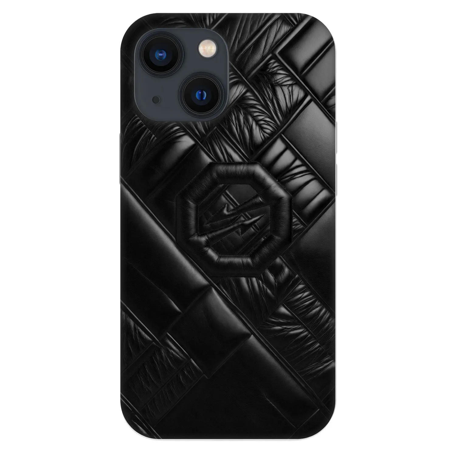 Picasee Fashion Case für Apple iPhone 13 mini - OKTAGON - Puffer Blackout