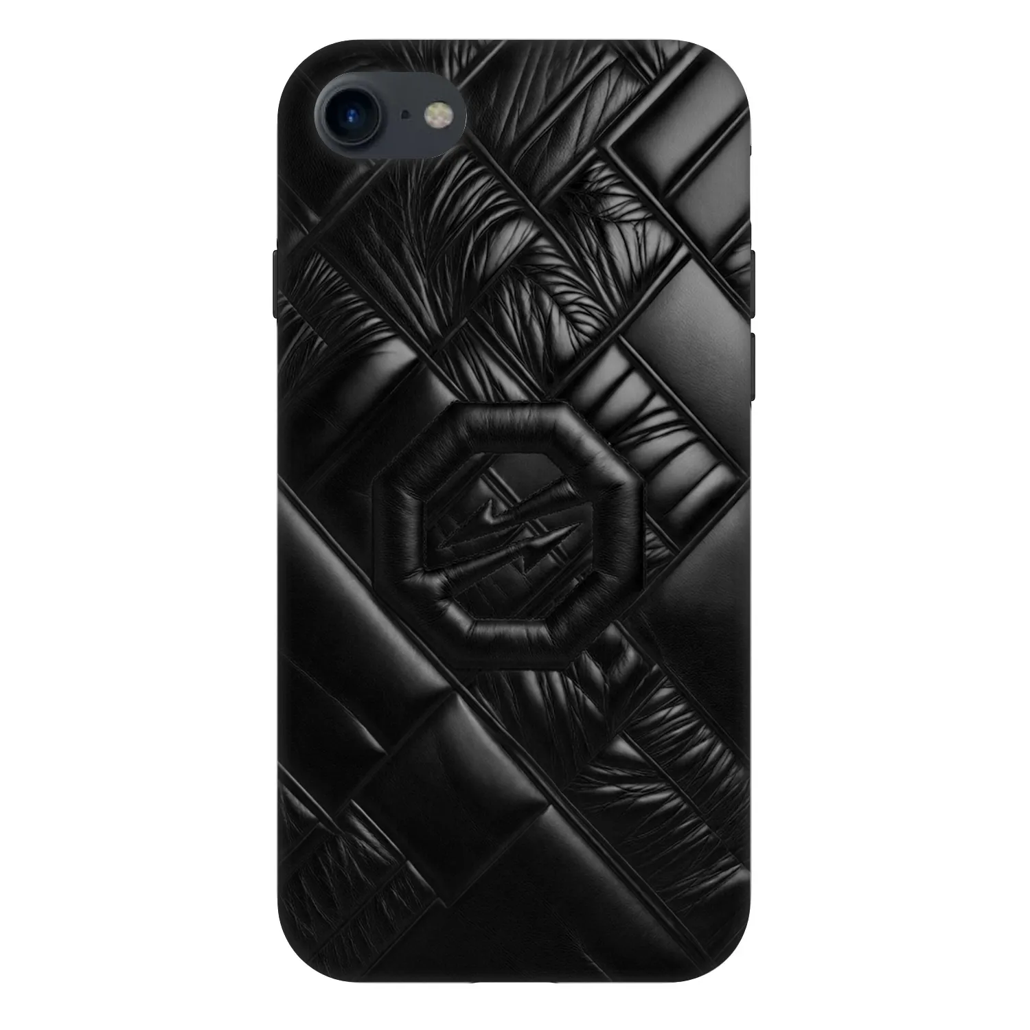 Picasee Fashion Case für Apple iPhone 7 - OKTAGON - Puffer Blackout