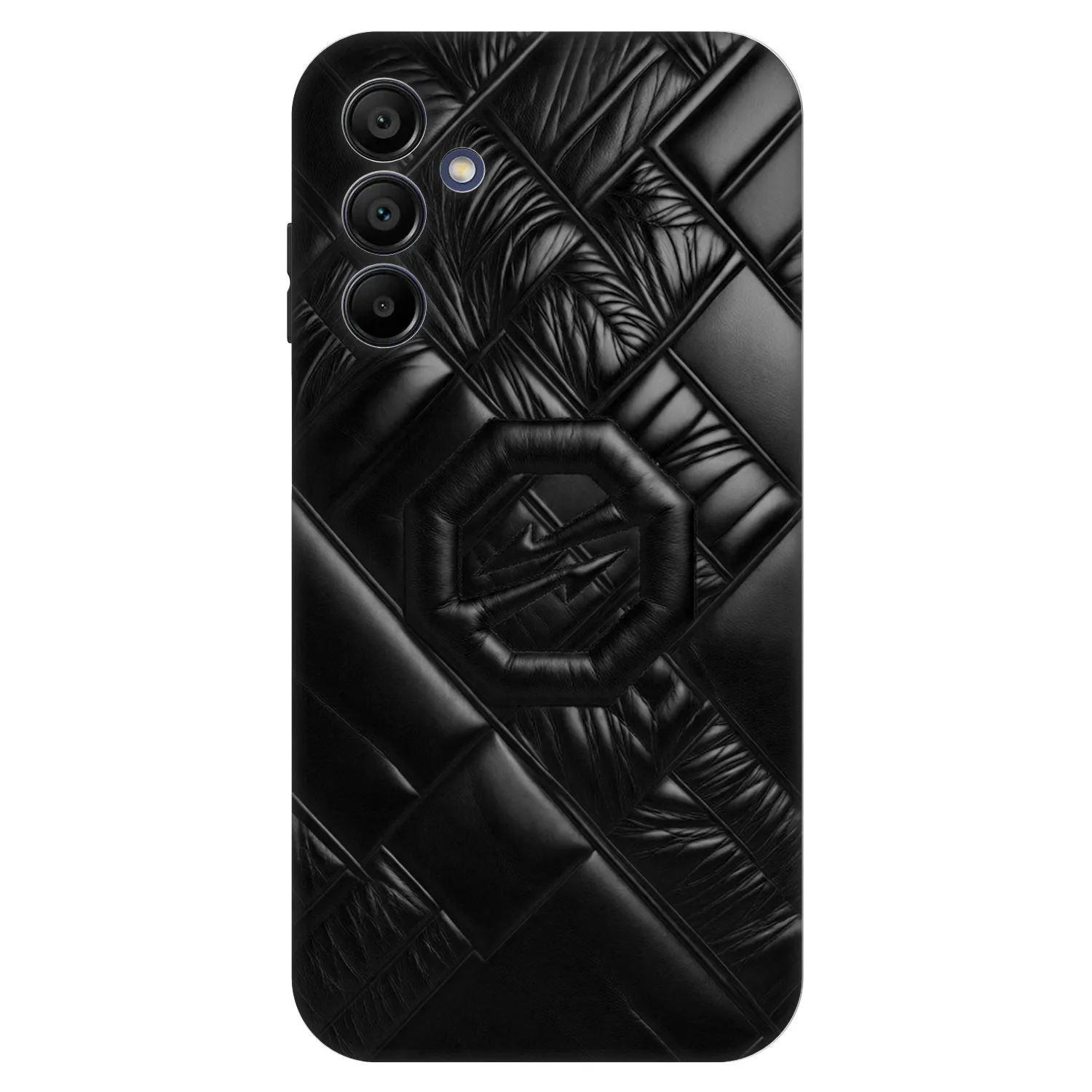 Picasee Fashion Case für Samsung Galaxy A15 A155F 4G - OKTAGON - Puffer Blackout