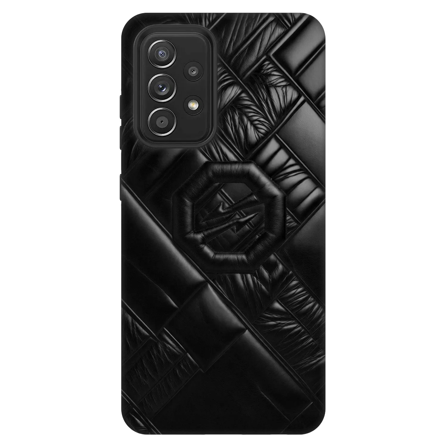 Picasee Fashion Case für Samsung Galaxy A52 5G A525F - OKTAGON - Puffer Blackout