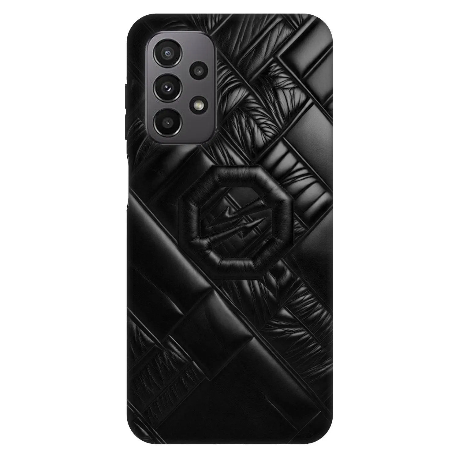 Picasee Fashion Case für Samsung Galaxy A23 A235F 4G - OKTAGON - Puffer Blackout