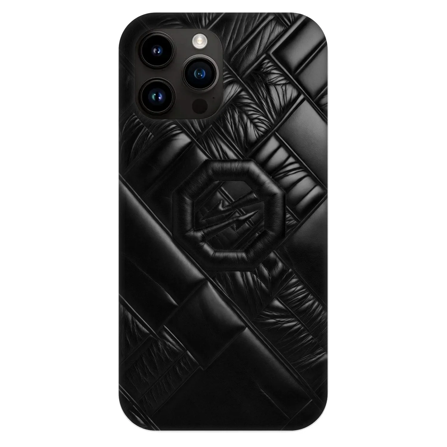 Picasee Fashion Case MagSafe für Apple iPhone 13 Pro Max - OKTAGON - Puffer Blackout