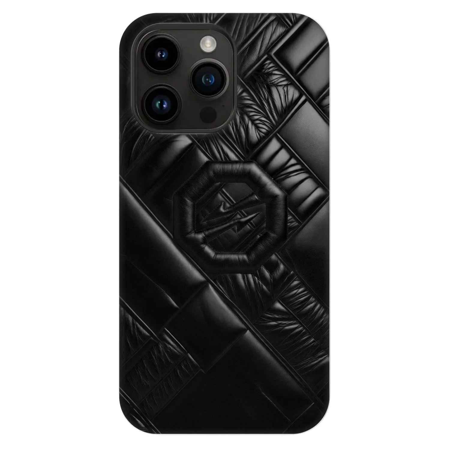 Picasee Fashion Case MagSafe für Apple iPhone 14 Pro Max - OKTAGON - Puffer Blackout
