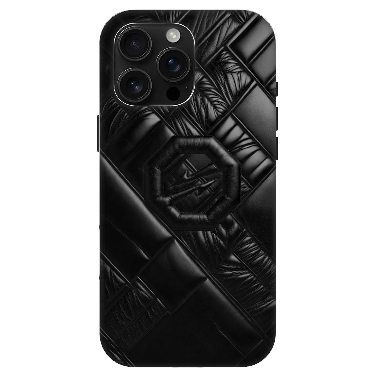 Picasee Fashion Case MagSafe für Apple iPhone 16 Pro Max - OKTAGON - Puffer Blackout