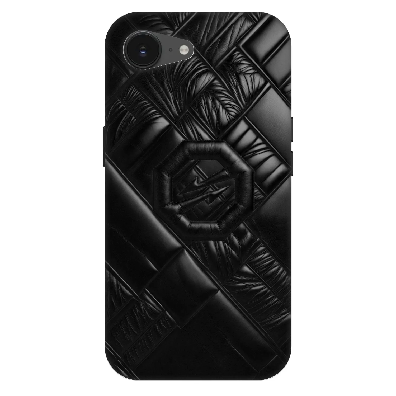 Picasee Fashion Case MagSafe für Apple iPhone 16e - OKTAGON - Puffer Blackout