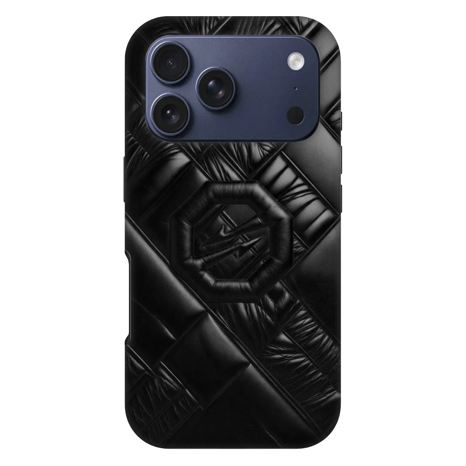 Picasee Fashion Case MagSafe für Apple iPhone 17 Pro - OKTAGON - Puffer Blackout