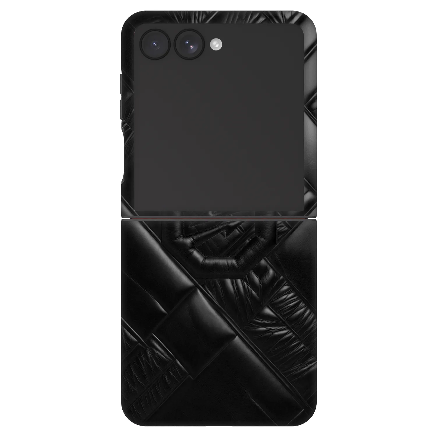 Picasee Fashion Case für Samsung Galaxy Z Flip7 5G - OKTAGON - Puffer Blackout
