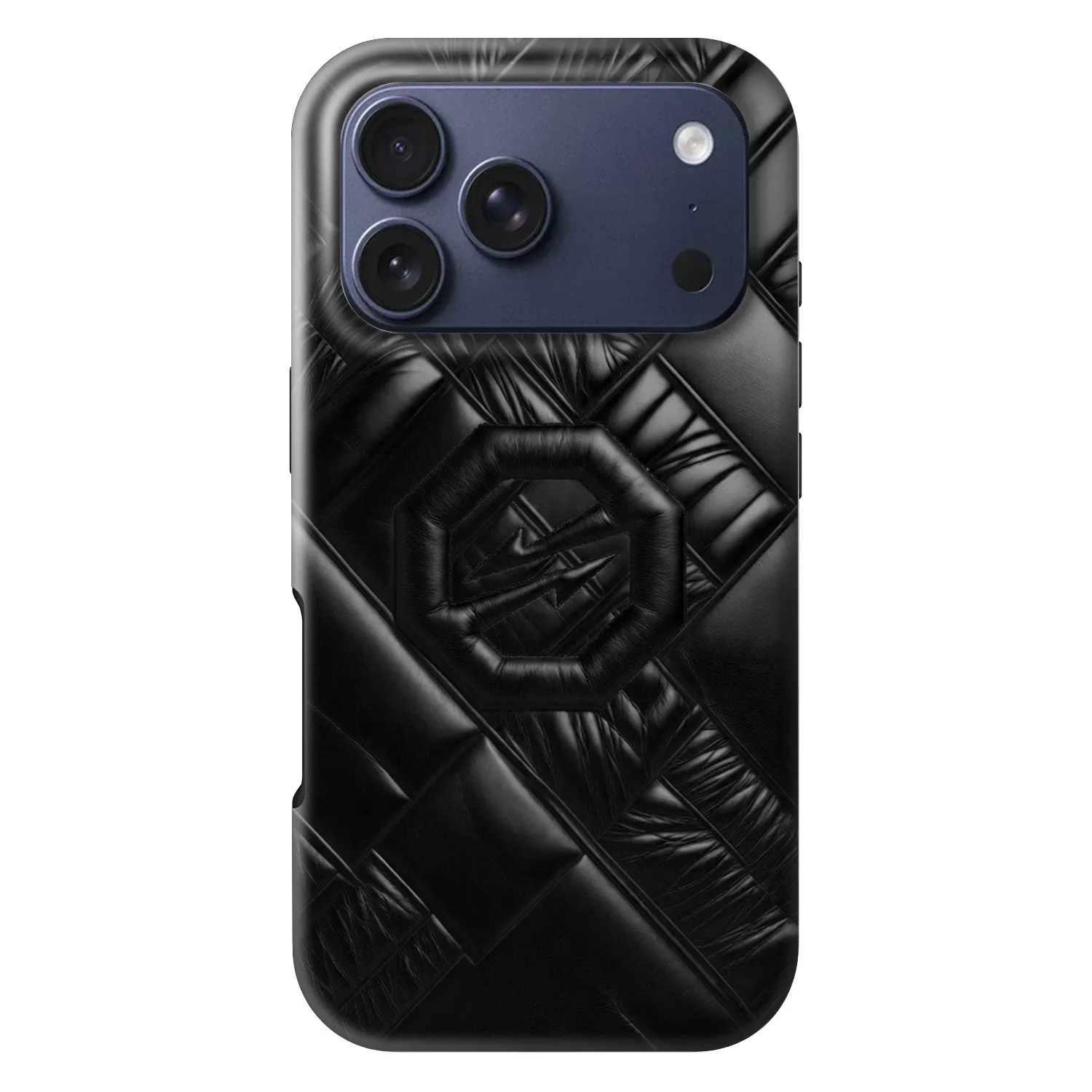 Picasee Fashion Case MagSafe für Apple iPhone 18 Pro - OKTAGON - Puffer Blackout