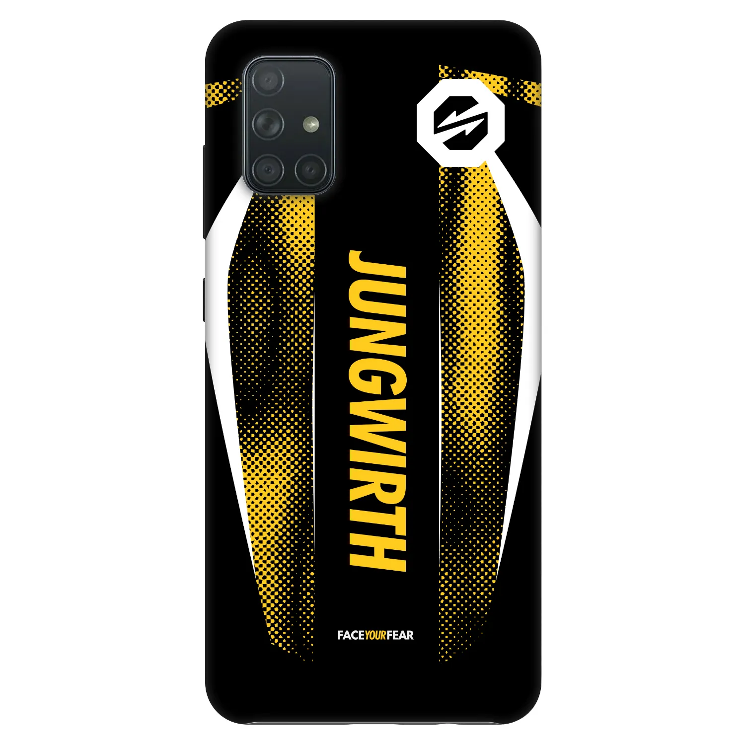 Picasee Fashion Case für Samsung Galaxy A71 A715F - OKTAGON - Jungwirth Fight Jersey