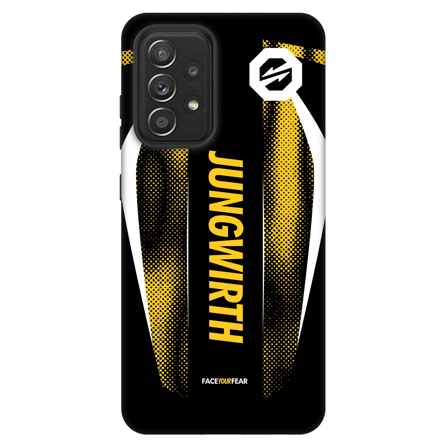 Picasee Fashion Case für Samsung Galaxy A52s 5G A528B - OKTAGON - Jungwirth Fight Jersey