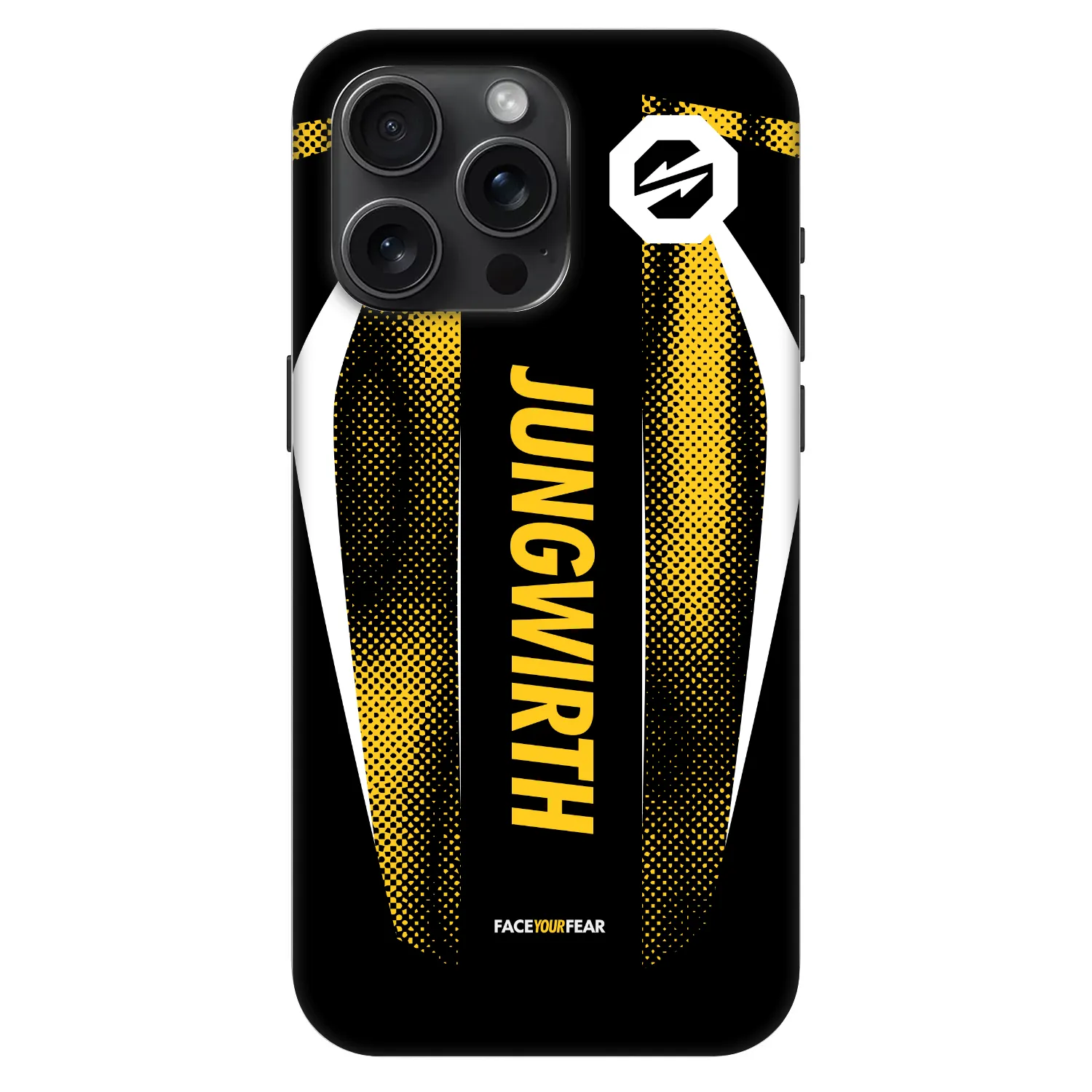Picasee Fashion Case MagSafe für Apple iPhone 15 Pro Max - OKTAGON - Jungwirth Fight Jersey