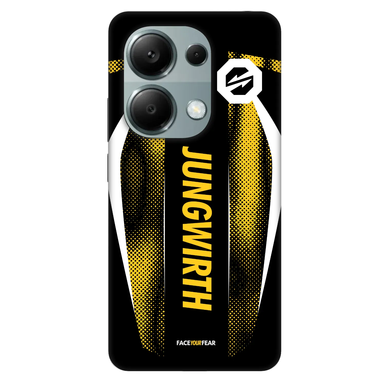 Picasee Fashion Case für Xiaomi Redmi Note 13 Pro 4G - OKTAGON - Jungwirth Fight Jersey