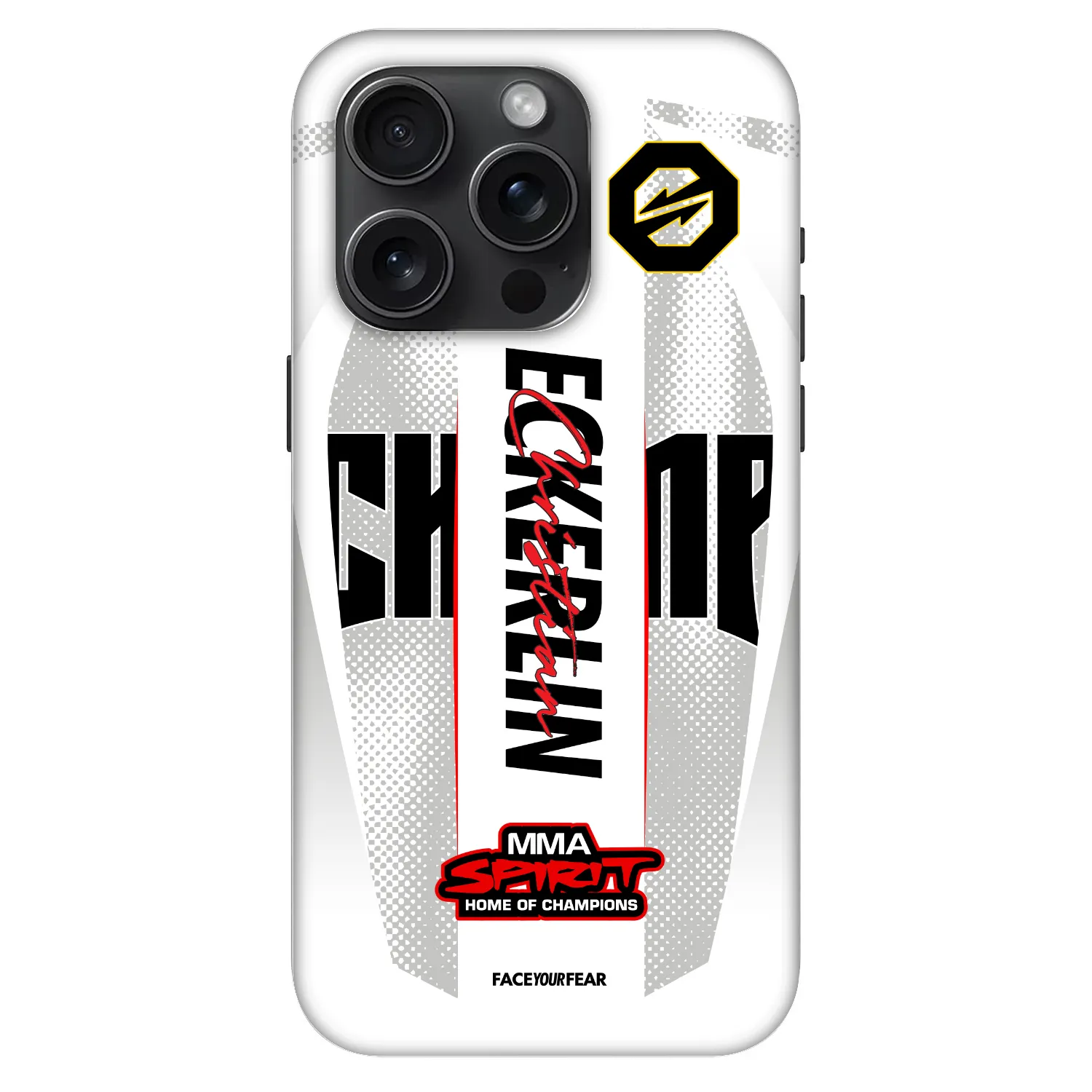 Picasee Fashion Case MagSafe für Apple iPhone 15 Pro - OKTAGON - Eckerlin Fight Jersey
