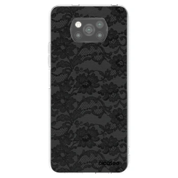 Picasee Xiaomi Poco X3 Hülle - Schwarzes Silikon - Dark Elegance