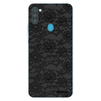 Picasee Samsung Galaxy M11 Hülle - Transparentes Silikon - Dark Elegance