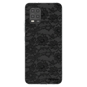 Picasee Xiaomi Mi 10 Lite Hülle - Transparentes Silikon - Dark Elegance