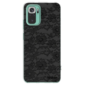 Picasee Xiaomi Redmi Note 10 Pro Hülle - Transparentes Silikon - Dark Elegance