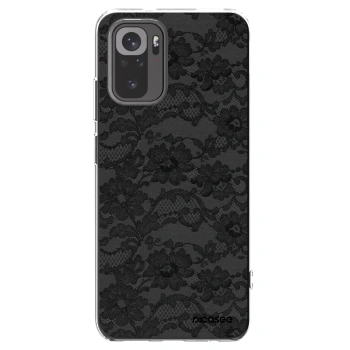 Picasee Xiaomi Redmi Note 10S Hülle - Transparentes Silikon - Dark Elegance