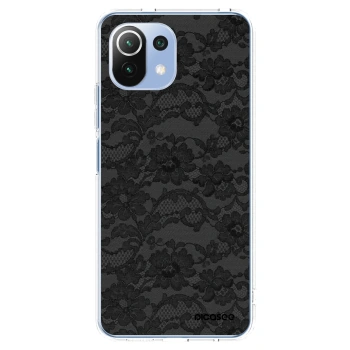 Picasee Xiaomi Mi 11 Lite Hülle - Transparentes Silikon - Dark Elegance