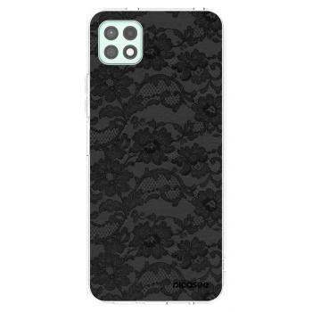 Picasee Samsung Galaxy A22 A226B 5G Hülle - Transparentes Silikon - Dark Elegance