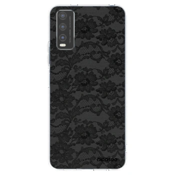 Picasee Vivo Y20s Hülle - Transparentes Silikon - Dark Elegance