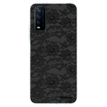Picasee Vivo Y11s Hülle - Transparentes Silikon - Dark Elegance