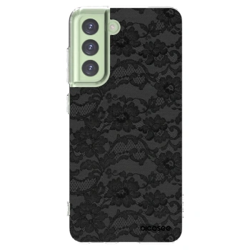 Picasee Samsung Galaxy S21 FE 5G Hülle - Transparentes Silikon - Dark Elegance