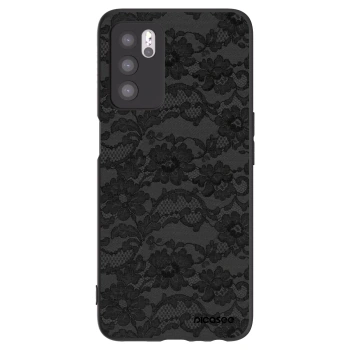 Picasee OPPO A16s Hülle - Schwarzes Silikon - Dark Elegance