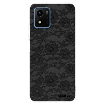 Picasee Vivo Y01 Hülle - Transparentes Silikon - Dark Elegance