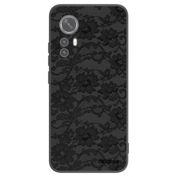 Picasee Xiaomi 12X Hülle - Schwarzes Silikon - Dark Elegance