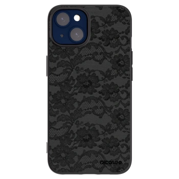 Picasee Apple iPhone 14 Hülle - Schwarzes Silikon - Dark Elegance