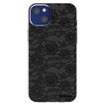Picasee Apple iPhone 14 Plus Hülle - Transparentes Silikon - Dark Elegance