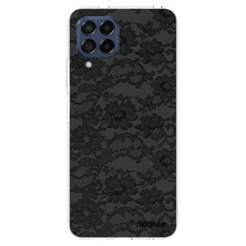 Picasee Samsung Galaxy M53 5G Hülle - Transparentes Silikon - Dark Elegance