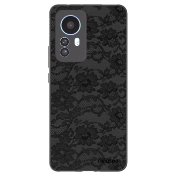 Picasee Xiaomi 12T Hülle - Schwarzes Silikon - Dark Elegance