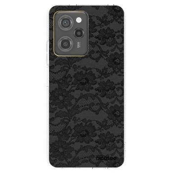 Picasee Xiaomi Poco X5 Pro Hülle - Schwarzes Silikon - Dark Elegance