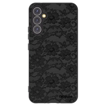Picasee Samsung Galaxy A34 5G A346B Hülle - Schwarzes Silikon - Dark Elegance