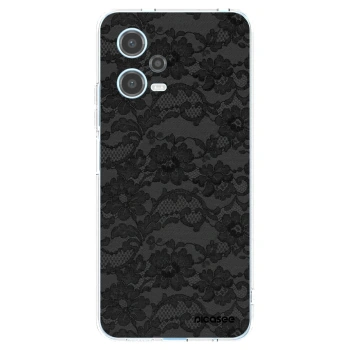 Picasee Xiaomi Redmi Note 12 5G Hülle - Transparentes Silikon - Dark Elegance