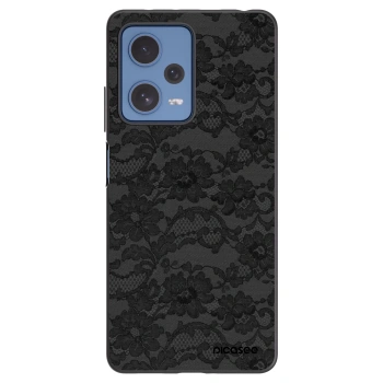 Picasee Xiaomi Redmi Note 12 Pro 5G Hülle - Schwarzes Silikon - Dark Elegance