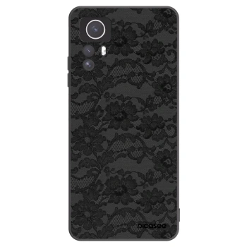 Picasee Xiaomi Redmi Note 12S Hülle - Schwarzes Silikon - Dark Elegance