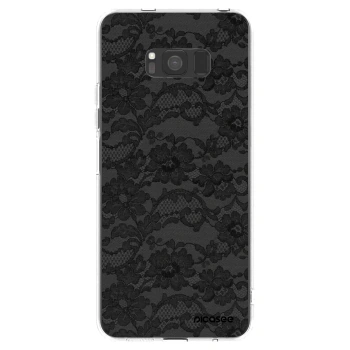 Picasee Samsung Galaxy S8 G950F Hülle - Transparentes Silikon - Dark Elegance