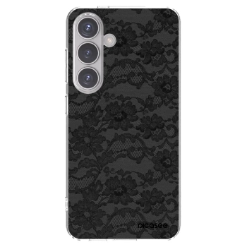 Picasee Samsung Galaxy S24 S921B 5G Hülle - Transparentes Silikon - Dark Elegance