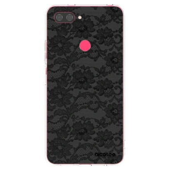 Picasee Xiaomi Mi 8 Lite Hülle - Transparentes Silikon - Dark Elegance